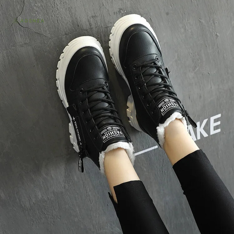 Anne | Bottes Hautes avec Doublure en Fleece