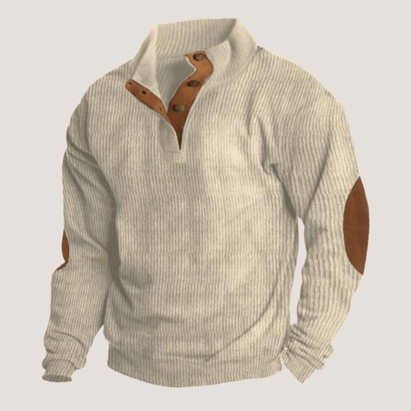 ARAMIS - Sweatshirt en Velours Côtelé à Col