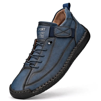 Chaussures en cuir faites main pour hommes, avec confort orthopédique