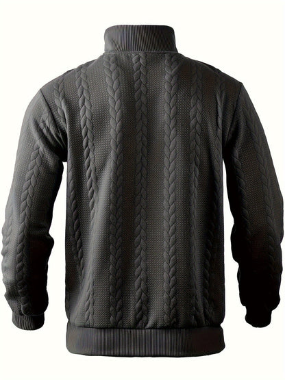 Benoît ™ | Pull vintage à fermeture éclair au design élégant