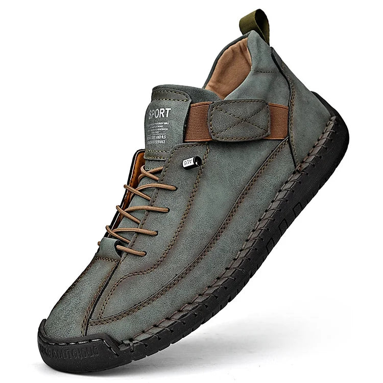 Chaussures en cuir faites main pour hommes, avec confort orthopédique