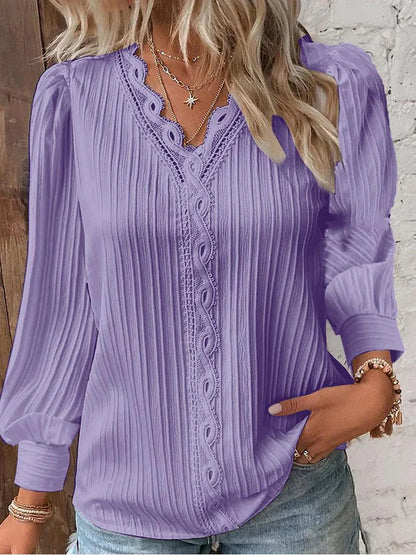 Emma | Blouse à Détails en Dentelle