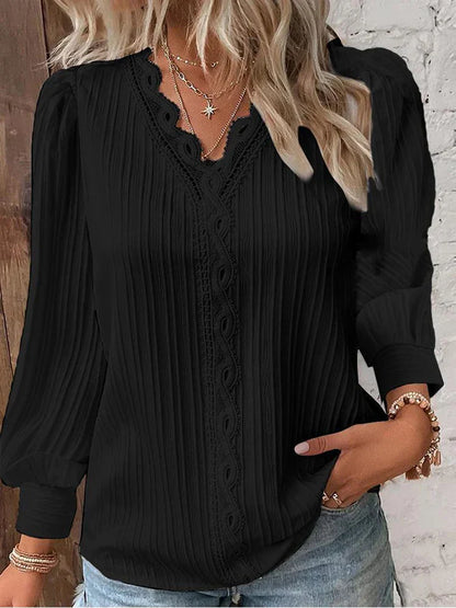 Emma | Blouse à Détails en Dentelle