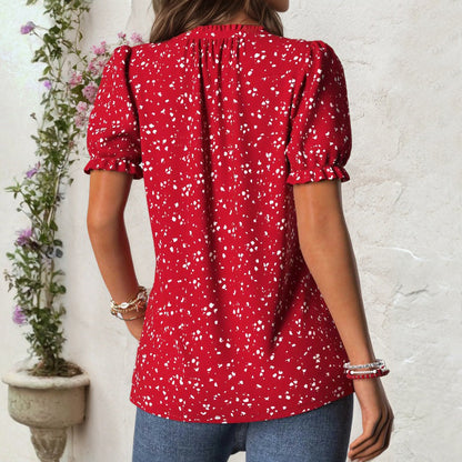 Blouse Décontractée Vintage