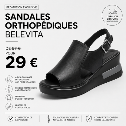Sandales Orthopédiques Belevita – Design ergonomique et élégant
