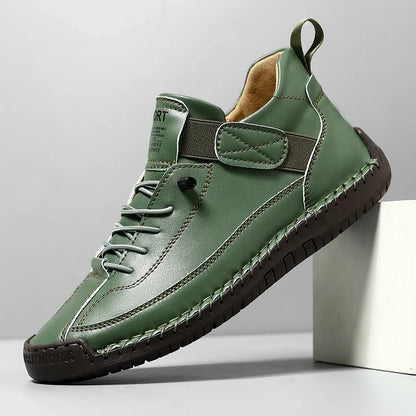 Chaussures en cuir faites main pour hommes, avec confort orthopédique