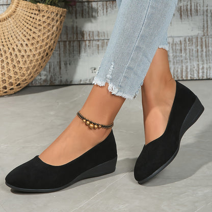 Éliane™ – Ballerines confortables à talon compensé
