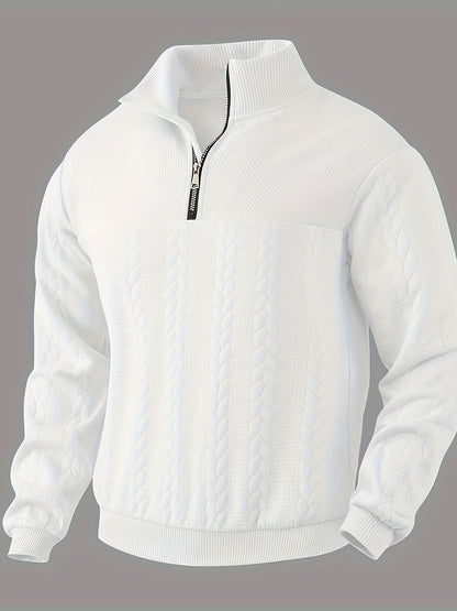 Benoît ™ | Pull vintage à fermeture éclair au design élégant