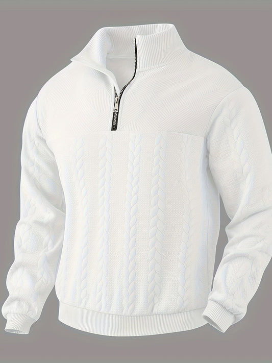 Benoît ™ | Pull vintage à fermeture éclair au design élégant