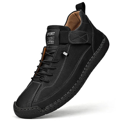 Chaussures en cuir faites main pour hommes, avec confort orthopédique