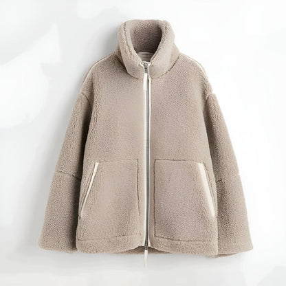 Jade | Veste en teddy fleece