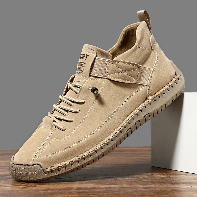 Chaussures en cuir faites main pour hommes, avec confort orthopédique
