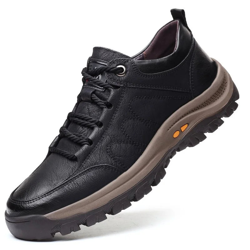 Arthur - Chaussures Casual en Cuir Brodées à la Main