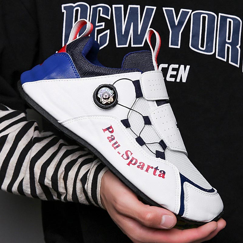 🔥Vente du vendredi noir - 49% DE RÉDUCTION🔥Hommes Bouton Chaussures de course respirantes