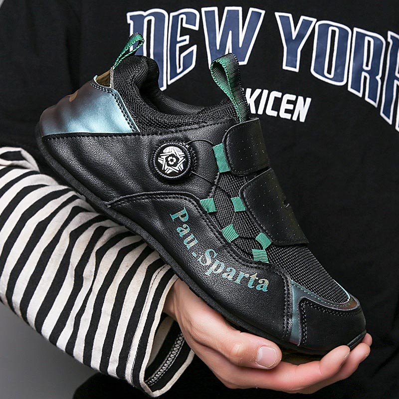 🔥Vente du vendredi noir - 49% DE RÉDUCTION🔥Hommes Bouton Chaussures de course respirantes