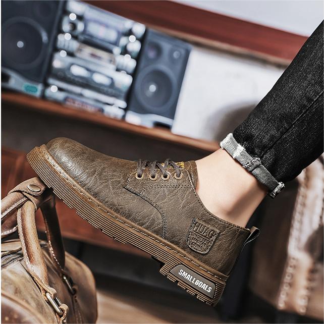 👞Chaussures en cuir décontractées pour hommes offrant un confort ultime - cadeau idéal