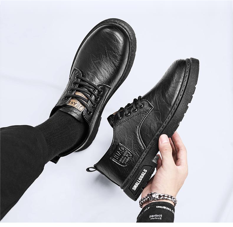 👞Chaussures en cuir décontractées pour hommes offrant un confort ultime - cadeau idéal