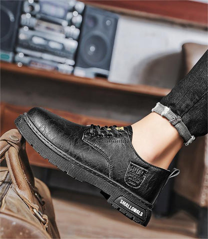 👞Chaussures en cuir décontractées pour hommes offrant un confort ultime - cadeau idéal