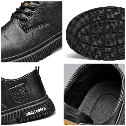 👞Chaussures en cuir décontractées pour hommes offrant un confort ultime - cadeau idéal