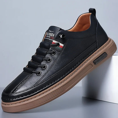 Chaussures de conduite décontractées respirantes en cuir véritable faites à la main en France