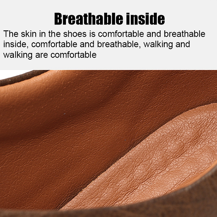 Chaussures de conduite décontractées respirantes en cuir véritable faites à la main en France