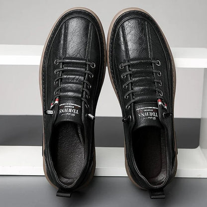Chaussures de conduite décontractées respirantes en cuir véritable faites à la main en France
