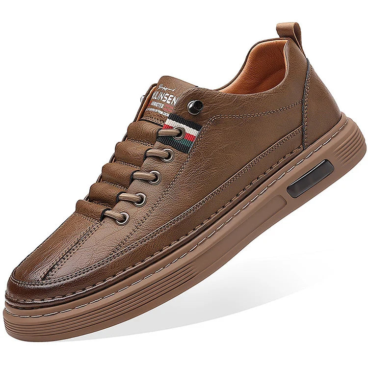 Chaussures de conduite décontractées respirantes en cuir véritable faites à la main en France