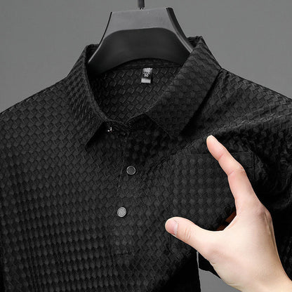 🎉 Chemise texturée à manches courtes pour homme🎉