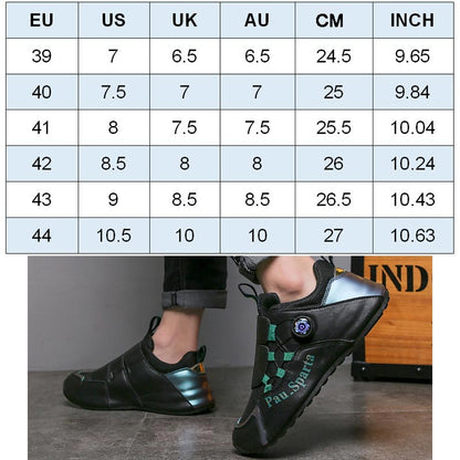 🔥Vente du vendredi noir - 49% DE RÉDUCTION🔥Hommes Bouton Chaussures de course respirantes